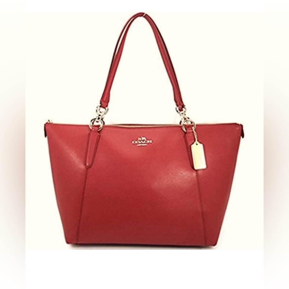 GUC COACH LARGE AVA TOTE IN PINKISH RED